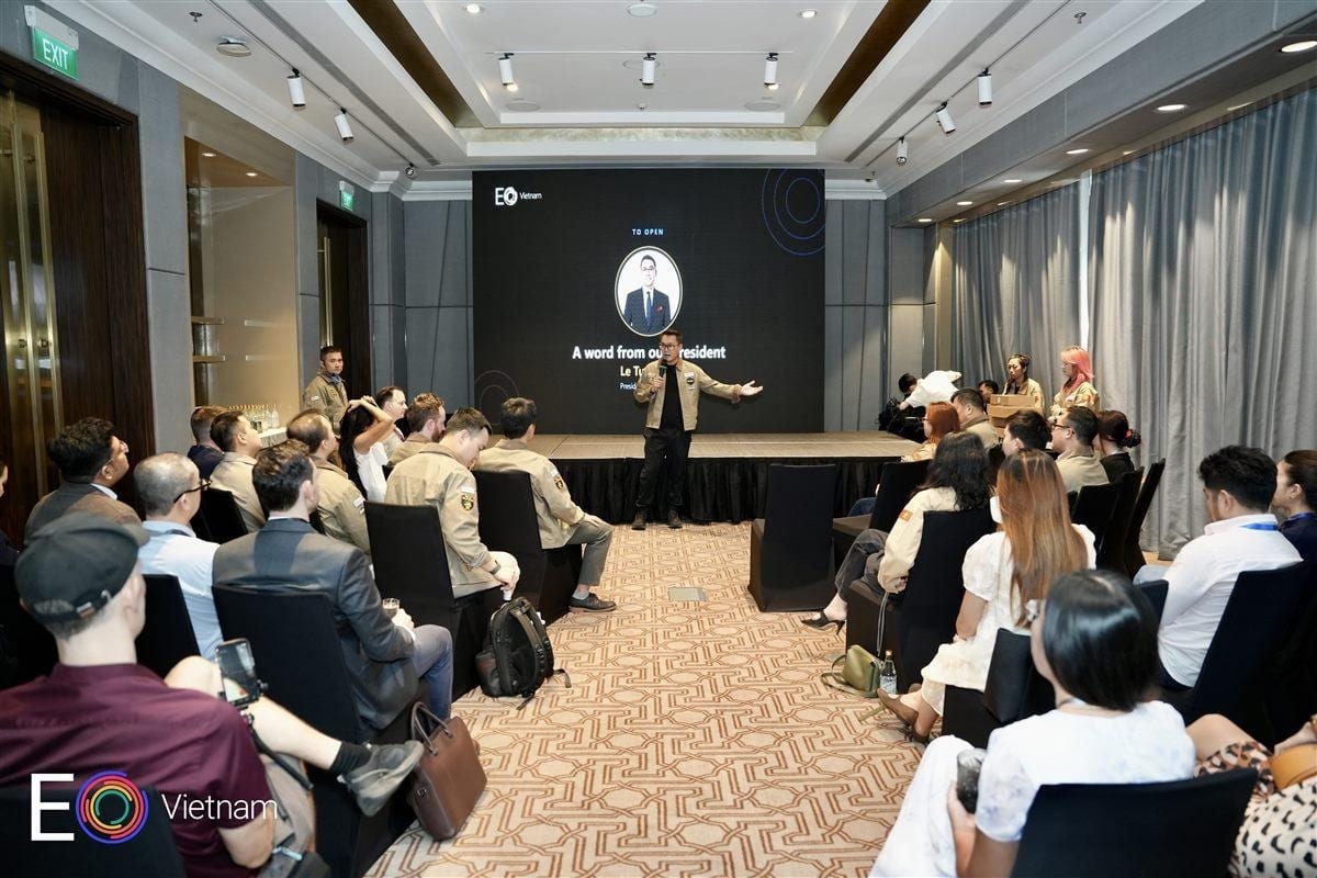 Le Tuan Anh opening the afternoon