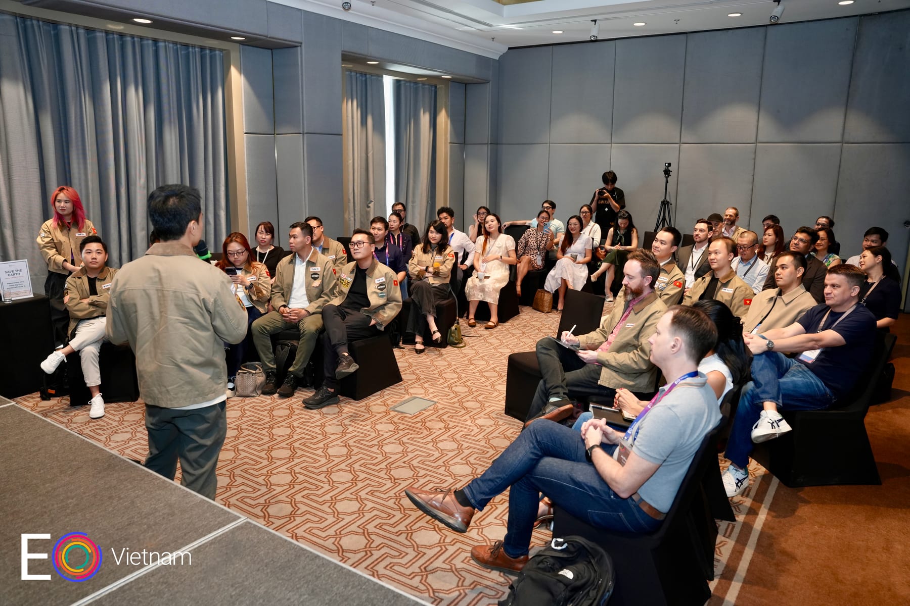 Attendees listening during the workshop